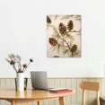 thumbnail image 5 of Fenyluxe Pine Cone Themed Canvas Wall Art Home Decoration for Bathroom, Living Room, Bedroom, Office - Perfect Gift Idea for Various Occasions and Rooms - 12x16/16x20 inches 16x20in, 5 of 5