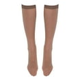 thumbnail image 4 of GILIGEGE Sheer Knee High Socks for Women,Nylon Sheer Stocking Socks with Reinforced Toe 3 Pairs Of Women's Silk Thigh High Socks Nylon Socks for Women's Party Tights, 4 of 5