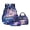 Axolotl Book Star Galaxy, variant on Xoenoiee Lizard Hunting Camo Print Backpack for Girls Boys Middle School Bag with Lunch Bag and Pencil Case 3 In 1 Set Elementary Bookbag School Back Packs for Kids Daycare Satchel Rucksack