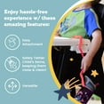 thumbnail image 6 of Brilli Baby Cup Catcher - Patented Safety Tether to attach Sippy Cups, Bottles, Toys & Pacifiers to Strollers, High Chairs & Car Seats, Made in USA, FDA grade, Dishwasher Safe (Aqua), 6 of 8