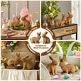 thumbnail image 5 of Ayieyill 2 Pcs Easter Rabbit Decor, Easter Rattan Bunny Resin Ornaments for Home Courtyard Tabletop to Enhance The Easter Atmosphere, 5 of 9
