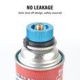 thumbnail image 3 of Sturdy Butane Canister Adapter for Flat and Long Gas Tanks Made From ABS Copper with Auto Shut Off Design for Outdoor Cooking, 3 of 6