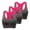 Hot Pink, variant on Sports Bras for Women Wirefree Padded Workout Athletic Bras High Impact Racerback Yoga Bras 3 Pack