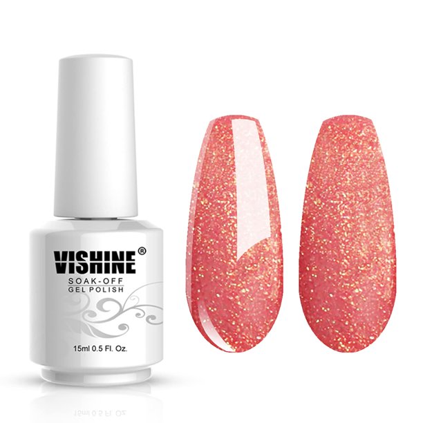 Vishine Gel Polish Nail Art Soak-off UV LED Nail Gel Polish Diy Manicura Perla Rosa