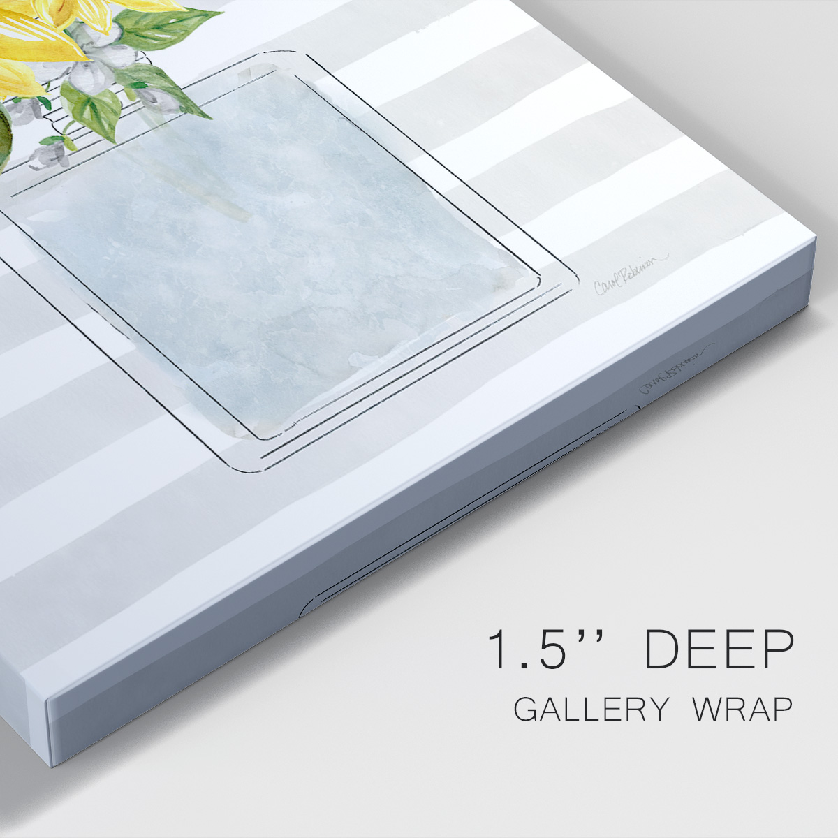 Sunflower Perfume I Premium Gallery Wrapped Canvas - Ready to Hang