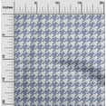 thumbnail image 2 of oneOone Silk Tabby Blue Fabric Houndstooth Sewing Craft Projects Fabric Prints By Yard 42 Inch Wide, 2 of 4