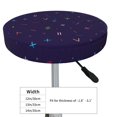 thumbnail image 4 of Bingfone13 Inch Padded Round Bar Stool Cover Cushion With Elastic Fabric Round Chair Seat - Mathematical Symbols, 4 of 7