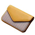 thumbnail image 3 of Leather Business Name Card Holder Case Wallet Credit Book with Magnetic Shut YE, 3 of 6