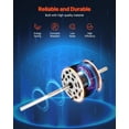 thumbnail image 3 of VEVOR 1/3HP RV AC Fan Motor AC115V 3A 1675RPM Single Phase with 7.5uf/370V Capacitor, 3 of 9
