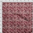 thumbnail image 4 of oneOone Georgette Viscose Maroon Fabric Abstract Floral Quilting Supplies Print Sewing Fabric By The Yard 42 Inch Wide, 4 of 4