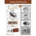 thumbnail image 2 of Bolso Tote FIORETTO de Lona con Cierre Beige, 2 of 6