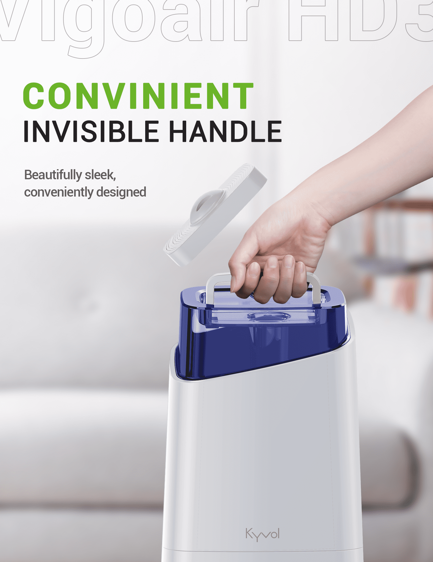 Baby 360/° Nozzle up to75 Hours Runtime 26dB Quiet Ultrasonic Humidifiers for Large Bedroom BPA-Free Ideal for Plants Office Kyvol Vigoair HD3 Humidifier Home Auto Shut-off 4.5L Cool Mist Humidifiers