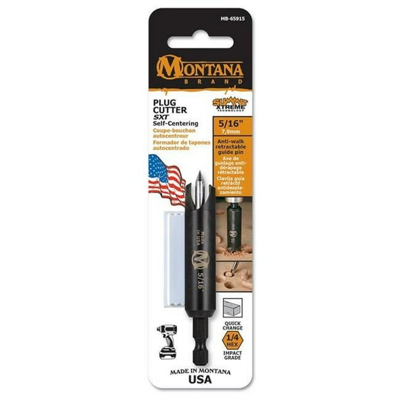 Montana Brand 5-16 in. HD Self Center Plug Cutter