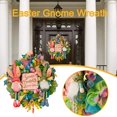thumbnail image 2 of JHIJHOO Easter Rabbit Wreath Decor for Front Door, Easter Bunny Wreath Door Decorations Bunny Butt and Ears Wreath,Rabbit Wreath Easter Bunny Decor Outdoor Easter Decorations G, 2 of 6
