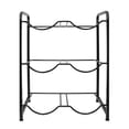 thumbnail image 1 of Estante Organizador para 6 Garrafones de Agua Metálico Color Negro de 3 Niveles, 1 of 7