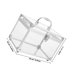 thumbnail image 2 of WEUVEB Caja De Almacenamiento Con Asa Para Dvd Y Cd Compacto Y Protección Duradera Color Plata, 2 of 8