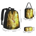thumbnail image 2 of I Do What I Want Cartoon 3 PCS School Backpack Lightweight School Bookbag Lunchbox Pencil Bag Large Daypack, 2 of 5