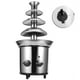 thumbnail image 4 of Máquina para hacer fondue de chocolate NikouMX fuente de chocolate de 4 capas de acero inoxidable, 4 of 8