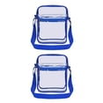thumbnail image 4 of Guardurnaity Bolso de hombro transparente de PVC, bolso de almacenamiento cruzado impermeable, organizador de doble cremallera, bolsas portátiles Type2 NO2, 4 of 6