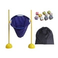 thumbnail image 2 of koolsoo Jeu de Lancer de Poire avec 10 Poireaux Jeu de Lancer de Sac de Sable Robuste Garçons Bleu, 2 of 9