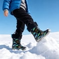 thumbnail image 7 of FUNCOO PLUS Boys Light Up Rain Boots Toddler Kids Warm Lined Winter Boots, Dinosaur, Little Kid Size 11, 7 of 7