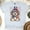 Ash, variant on Patriotic Dog Shirt – Cute 4th of July USA Pup with Hat, Bowtie & Sunglasses Tee, Gold, Size M