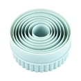 thumbnail image 1 of kurtrusly 8 Pieces Set Cupcake Round ShapeCookie Mould Cookies Fondant Tool Baking Molds Self-Assembly For Home Pastries, 1 of 6