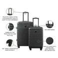 thumbnail image 4 of Protege 2-Piece Hardside Spinner Luggage Set with Carry On and Medium Checked Suitcase, Black, 4 of 10