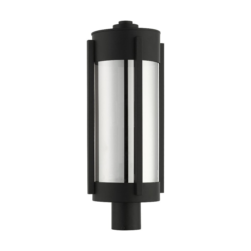 Livex Lighting - Sheridan - 3 Light Outdoor Post Top Lantern in Contemporary