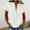 White, variant on Sevevn Women's Casual Linen Button Down Shirts V Neck Rolled Short Sleeve Blouses Loose Fit Comfy Tunic Tops Beige 2XL