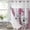 Pink, variant on Hookless Shower Curtain with Snap in Liner,Colorful No Hook Shower Curtains for Bathroom,Shower Curtain and Liner Set for Bathroom Decor,Waterproof & Washable,72W x 75L Inch