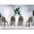 thumbnail image 1 of HOMYLIN Sillas de Comedor Set 4 Vintage Silla Farbic de Cocina,  para la Cena Cocina Sala de Estar, Verde, 1 of 6