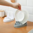 thumbnail image 3 of Household Cooking Spatula Pot Lid Cover Storage Stand Shelf Rack Kitchen Tool, 3 of 10