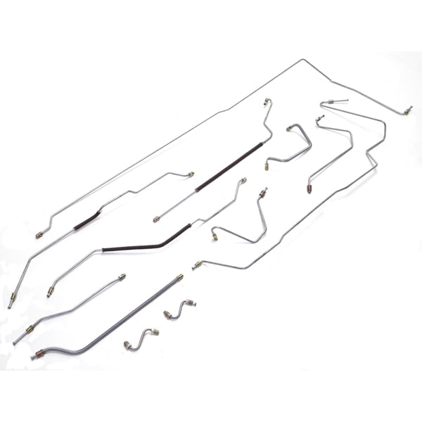 Omix-Ada by RealTruck | 16737.30 | Brake Line Kit, Full | OE Reference: 531001E | Compatible with 1967-1968 Jeep CJ5