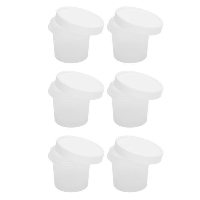 10 Vasos de Postre de PlásTico Conpas, Vasos de PlásTico PP Resistentes A Altas tempteratures, Vasos de frutas con tapas para Fiestas, Vasos para servir para Fiestas, yogur,