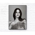 thumbnail image 3 of Póster de la cantante de música Lana Del Rey, modelo de lienzo, pintura, fumando, foto retro, retrato, imagen, bar, sala de estar, arte de pared, decoración del hogar, 3 of 5
