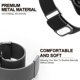 thumbnail image 3 of Correas para Apple Watch de 40 mm, 38 mm y 41 mm, correa de repuesto ajustable con doble imán para iWatch Ultra/Ultra 2, Series 9, 8, 7, 6, 5, 4, 3, 2, 1 SE, color negro, 3 of 4