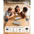 thumbnail image 3 of Belkin Travel Case for Nintendo Switch 2 – Hard Shell, Soft Interior, Game Card Pocket, AirTag Holder – Lightweight & Protective Gaming Bag – Sand, 3 of 7