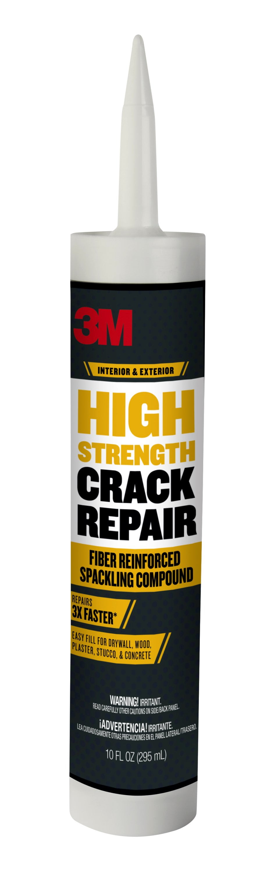 3M High Strength Crack Repair, 10 oz, Caulk Tube