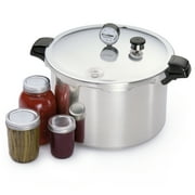 Presto 16 Quart Heavy Gauge Aluminum Pressure Canner with Gauge and Rack 01755