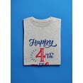 thumbnail image 3 of July 4Th Quote. Shaped T-Shirt Women -Image by Shutterstock, Female Small, 3 of 4