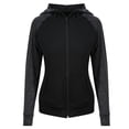 thumbnail image 1 of AWDis Cool - Sudadera con Cremallera Girlie Contraste para Mujer (Negro Azabache), 1 of 2