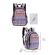 thumbnail image 3 of Mochila preescolar con patrón geométrico, 12.5 in Mochilas para niños pequeños para niños y niñas, 3 of 3