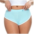 thumbnail image 2 of Samickarr Retro Dolphin Shorts For Women Sexy Booty Shorts Sports Yoga Gym Running Basic Slip Bike Shorts Capris Hot Pants, 2 of 2