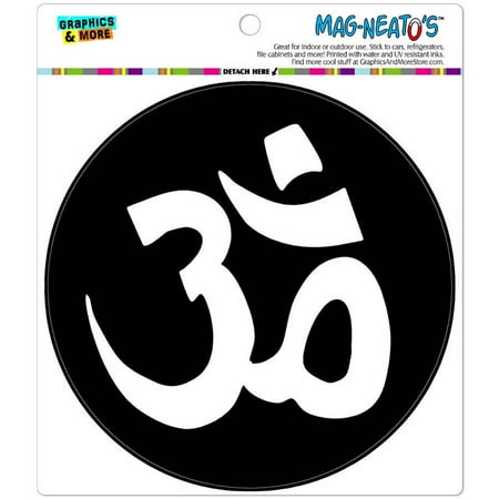 

Om Aum Yoga Namaste Automotive Car Refrigerator Locker Vinyl Magnet