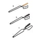 thumbnail image 5 of Soidarity Pinzas de hierro para fuego de 8mm, mango de portátil, resistente al calor, Clip para recoger leña, actividades al aire libre, barbacoa, carpas Tipo 1 Soidarity OD020863-01, 5 of 6