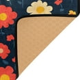 thumbnail image 3 of Yayeee Area Rugs for Living Room 5.2'x4' Non Slip Washable Bedroom Floor Carpet, Red Floral, 3 of 6