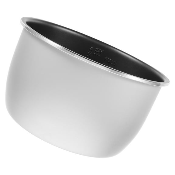 Masteelf Nonstick Rice Cooker Pot Insert Aluminum Alloy Inner Cooking Pot for Rice Cooker Electric Cooker Pot Replacement for Kitchen Use 5L