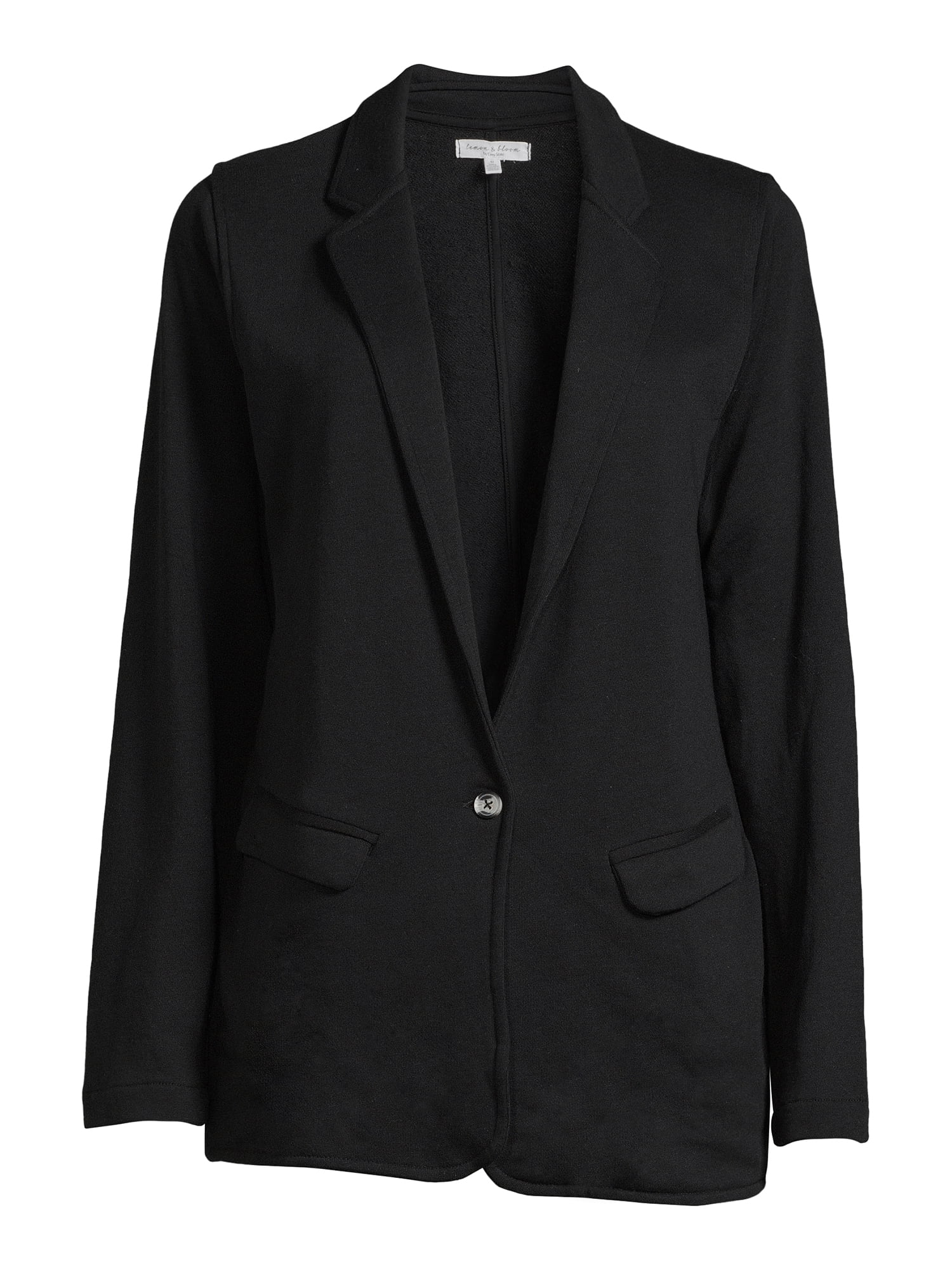 Lemon & Bloom by Grey State Women's Juniors Relaxed Blazer