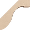 thumbnail image 3 of Ekena Millwork 3"W x 10"D x 10"H Del Monte Rough Cedar Woodgrain TimberThane Knee Brace, Primed, 3 of 6